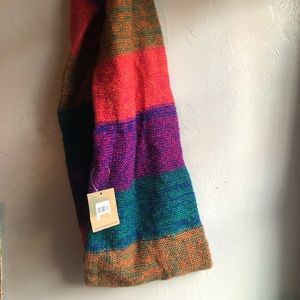 Multicolor infinity scarf